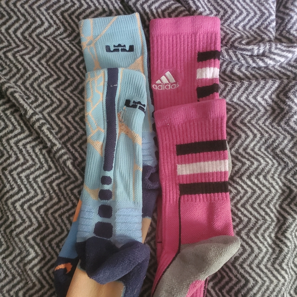 Nike elite sock/addias socks